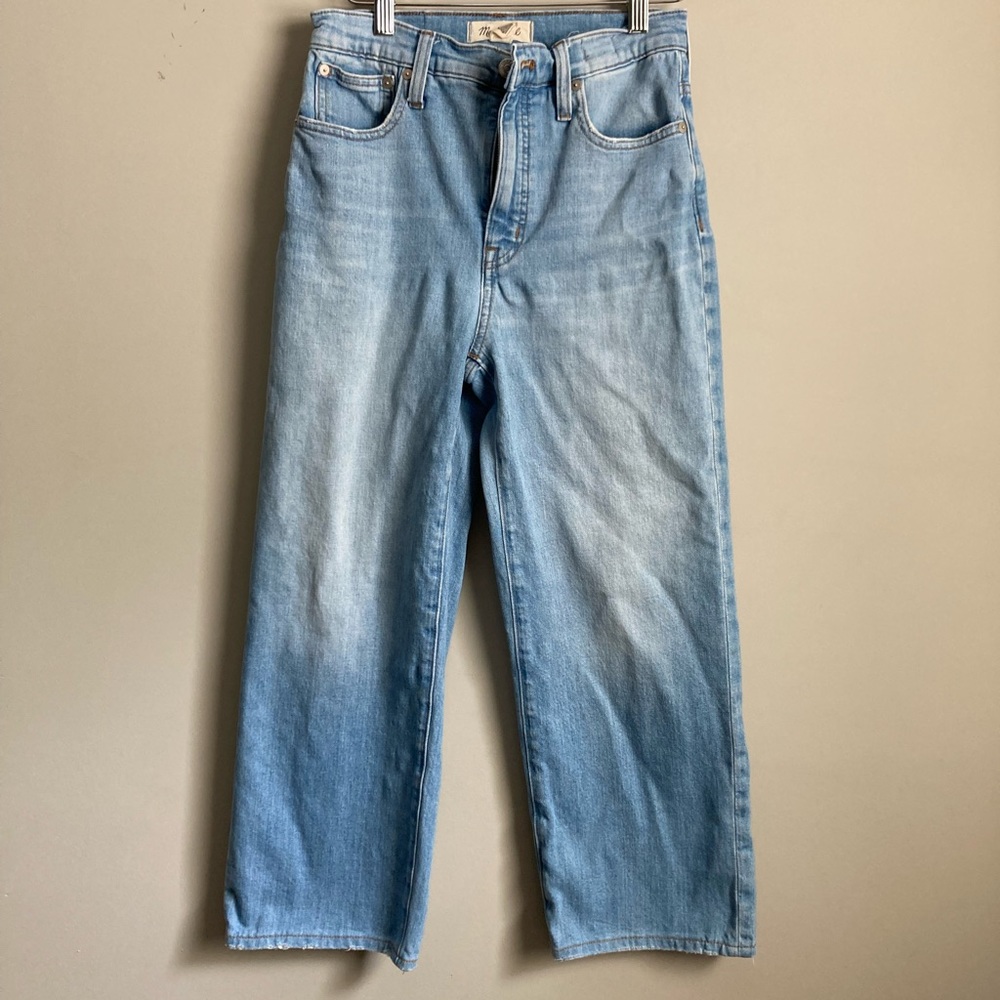 Madewell slim wide leg crop